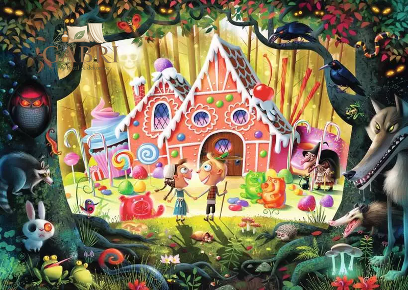 RAVENSBURGER Puzzle Jeníček a Mařenka 1000 dílků