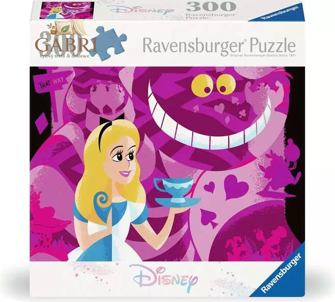 RAVENSBURGER Puzzle Alenka v říši divů 300 dílků