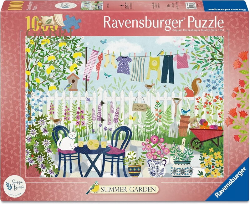 RAVENSBURGER Puzzle Letní zahrada 1000 dílků