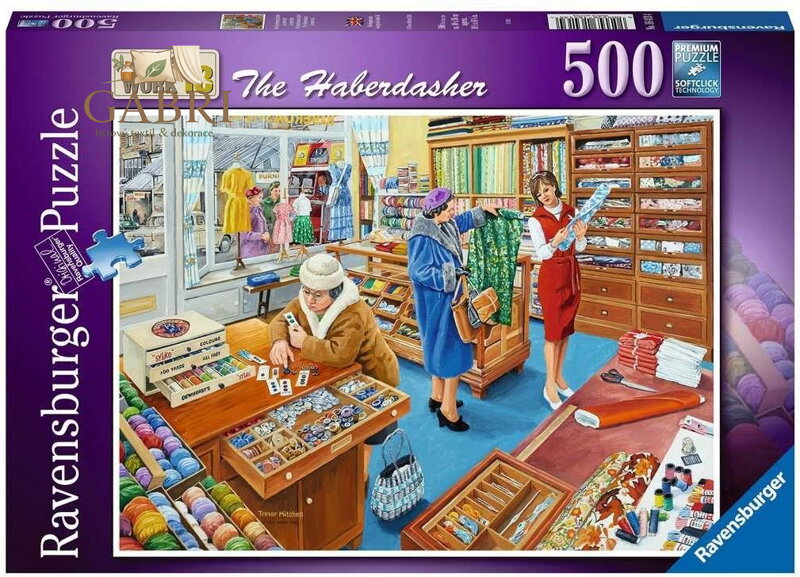 RAVENSBURGER Puzzle Happy Days at Work č.18: Galanterie 500 dílků