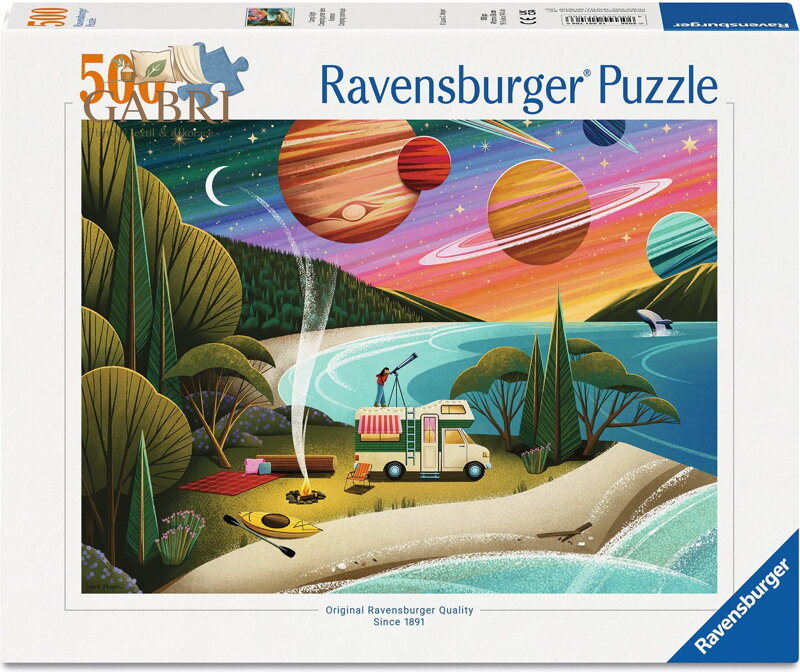 RAVENSBURGER Puzzle Kempování pod hvězdnou oblohou 500 dílků