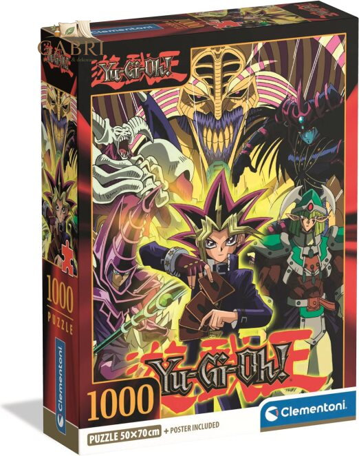 CLEMENTONI Puzzle Yu-Gi-Oh! – Anime koláž 1000 dílků