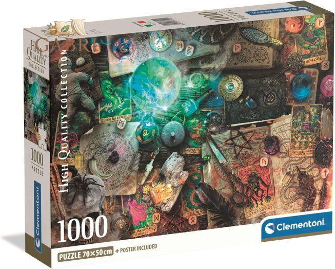 CLEMENTONI Puzzle Maleficium - Okultní artefakty 1000 dílků