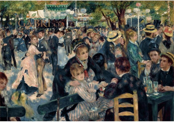 CLEMENTONI Puzzle Museum Collection: Bál v Moulin de la Galette 1000 dílků