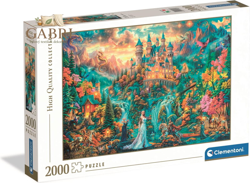 CLEMENTONI Puzzle Skrytá říše 2000 dílků