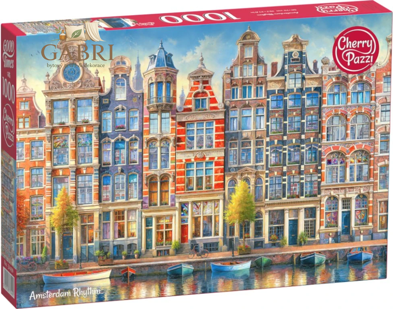 CHERRY PAZZI Puzzle Rytmus Amsterdamu 1000 dílků