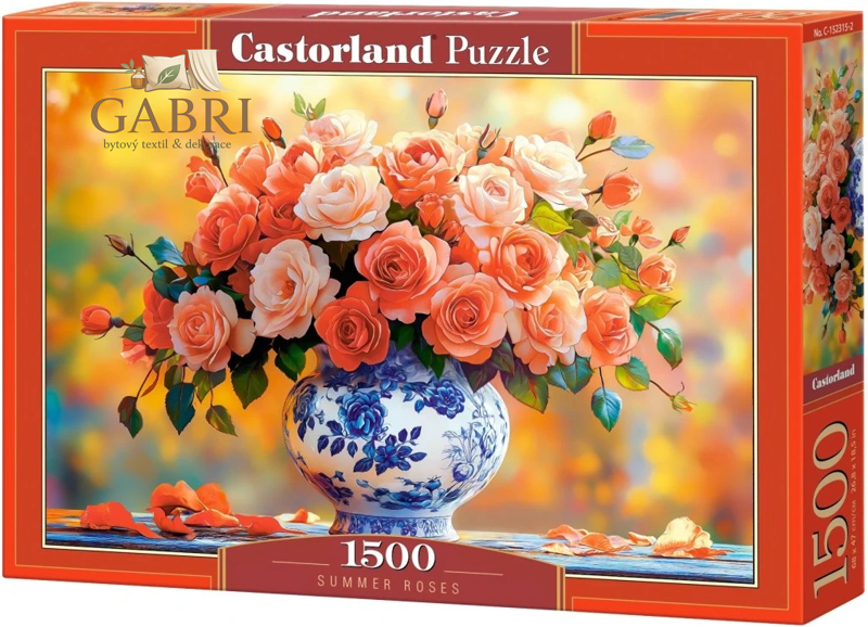 CASTORLAND Puzzle Letní růže 1500 dílků