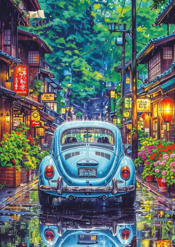 ART PUZZLE Puzzle Tokio v dešti 500 dílků