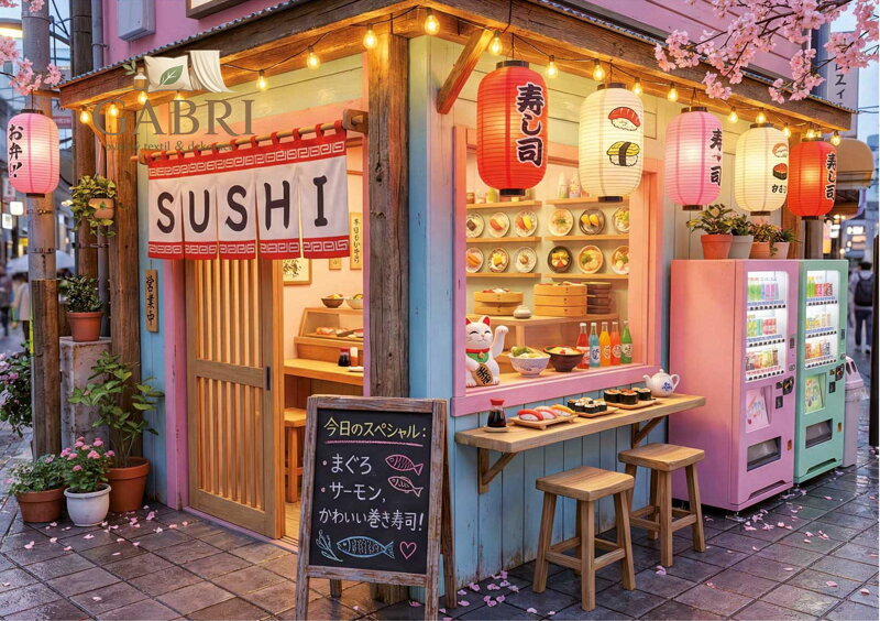 EDUCA Puzzle Sushi Kawaii 1000 dílků