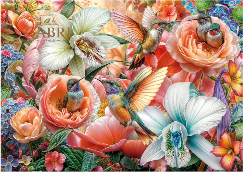 EDUCA Puzzle Zahrada kolibříků 500 dílků