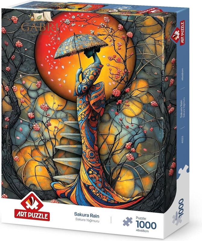 ART PUZZLE Puzzle Sakurový déšť 1000 dílků