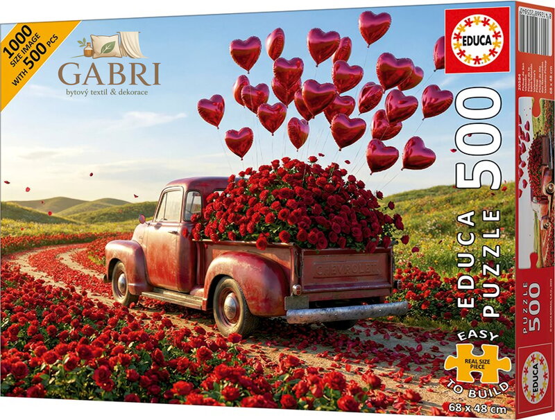 EDUCA Puzzle Valentýnský Pick-up 500 dílků