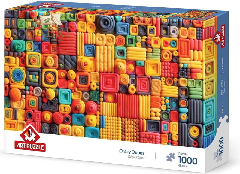 ART PUZZLE Puzzle Bláznivé kostky 1000 dílků