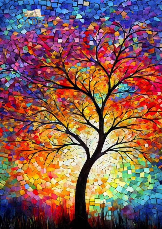 ENJOY Puzzle Podzimní strom života 1000 dílků