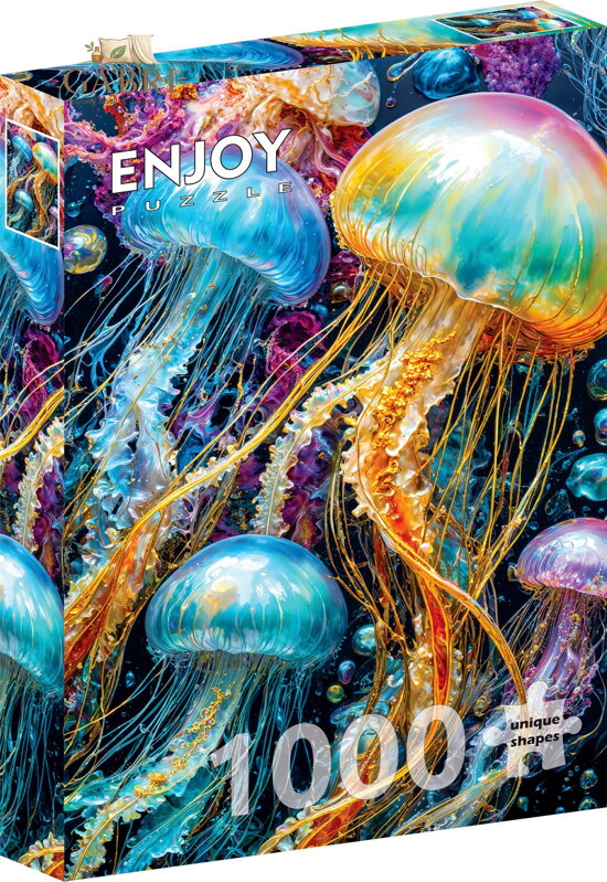 ENJOY Puzzle Záře medúzy 1000 dílků