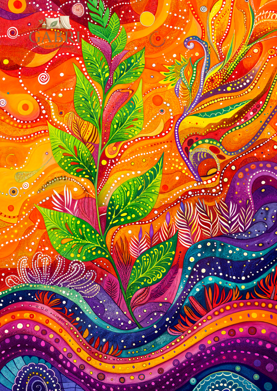 ENJOY Puzzle Organický rytmus 1000 dílků