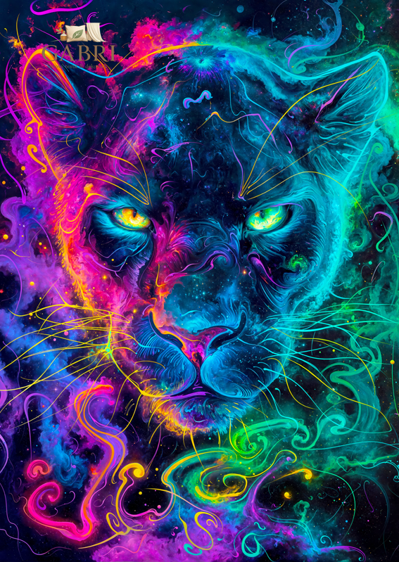 ENJOY Puzzle Neonový panter 1000 dílků