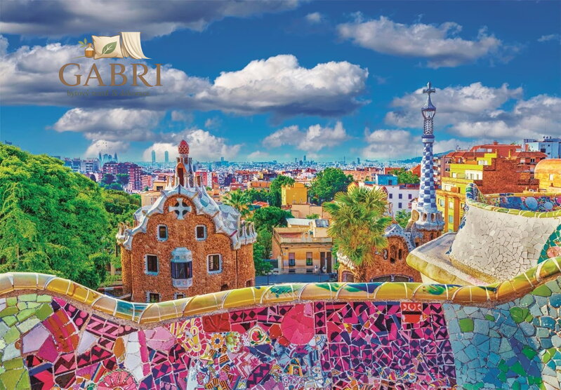 CLEMENTONI Puzzle Park Güell, Barcelona 1000 dílků