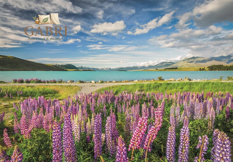 CLEMENTONI Puzzle Lupiny u jezera Tekapo 1500 dílků