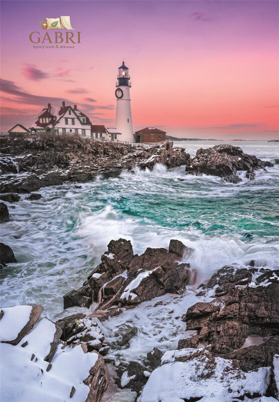 CLEMENTONI Puzzle První sníh na Portland Head 1000 dílků