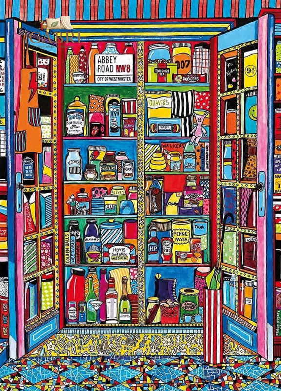 GIBSONS Puzzle Britská spižírna 1000 dílků