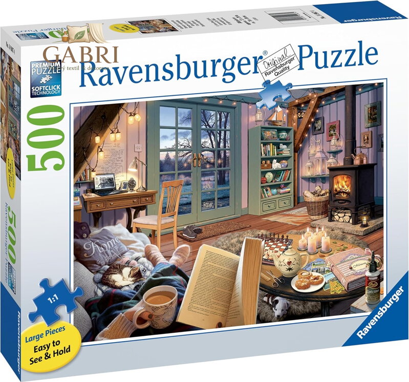 RAVENSBURGER Puzzle Útulné útočiště XXL 500 dílků