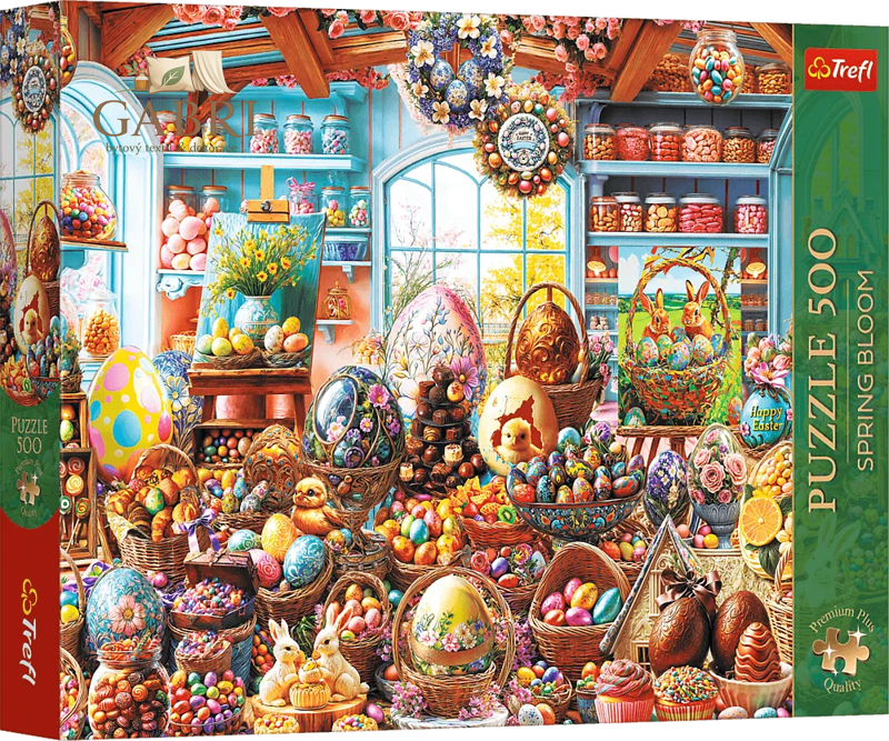TREFL Puzzle Premium Plus Spring Bloom: Velikonoční cukrárna 500 dílků