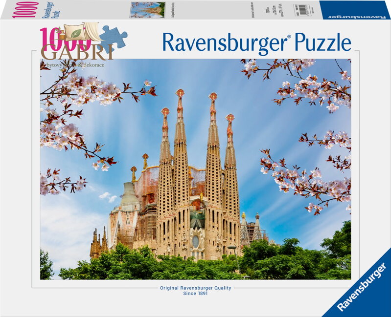 RAVENSBURGER Puzzle Sagrada Familia 1000 dílků