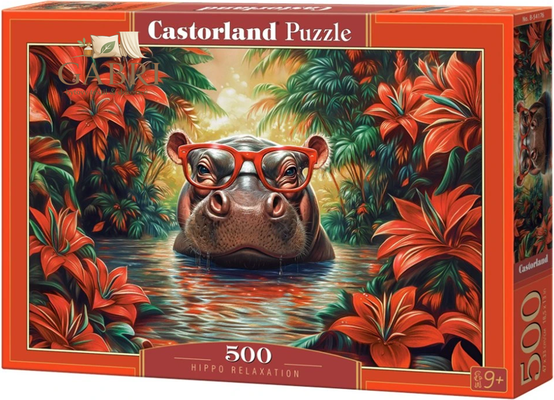 CASTORLAND Puzzle Hroší odpočinek 500 dílků