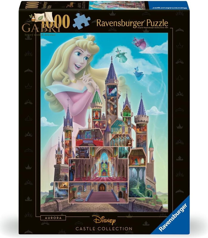 RAVENSBURGER Puzzle Disney Castle Collection: Šípková Růženka 1000 dílků
