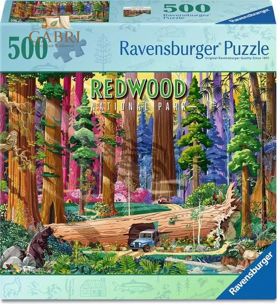 RAVENSBURGER Puzzle National Park: Redwood 500 dílků