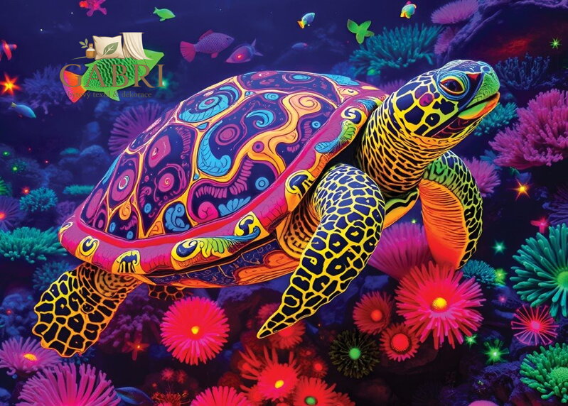 ALIPSON Puzzle Duhová želva 500 dílků