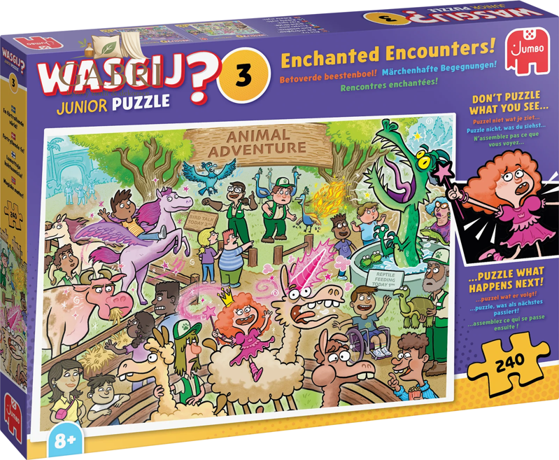 JUMBO Puzzle WASGIJ Junior 3: Kouzelná setkání! 240 dílků