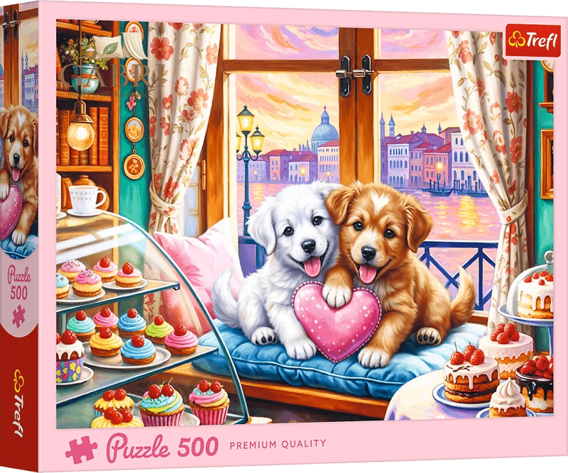 TREFL Puzzle Štěněcí láska 500 dílků
