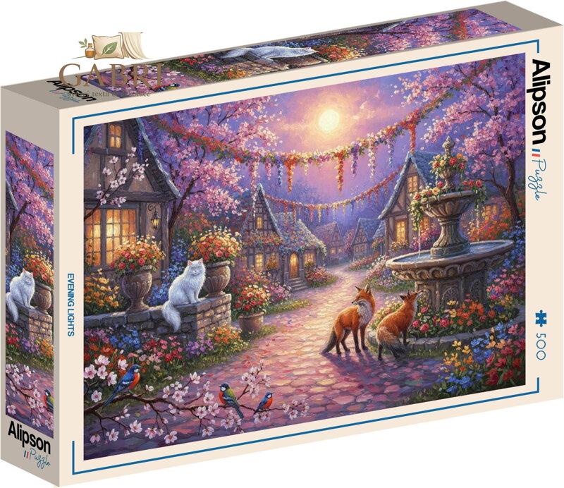 ALIPSON Puzzle Noční světla 500 dílků