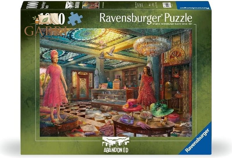 RAVENSBURGER Puzzle Abandoned: Opuštěný obchodní dům 1000 dílků