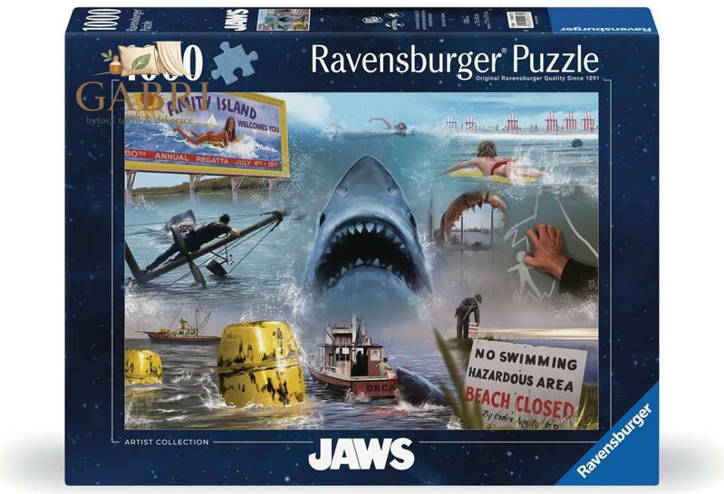 RAVENSBURGER Puzzle Artist Collection: Čelisti 1000 dílků