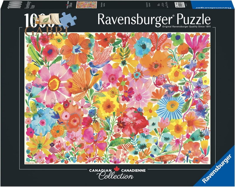 RAVENSBURGER Puzzle Canadian Collection: Kvetoucí krásky 1000 dílků