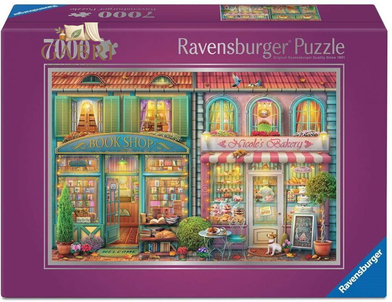 RAVENSBURGER Puzzle Knihkupectví a pekařství 7000 dílků