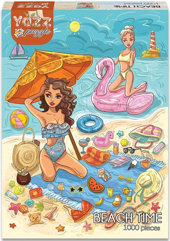 YAZZ Puzzle Čas na pláži 1000 dílků