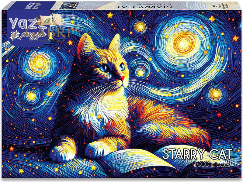 YAZZ Puzzle Hvězdná kočka 1000 dílků
