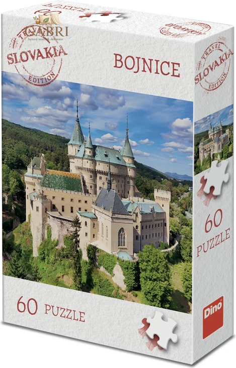 DINO Puzzle Turistická edice – Slovensko: Bojnice 60 dílků