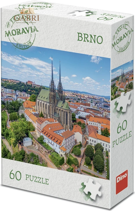 DINO Puzzle Turistická edice – Morava: Brno 60 dílků