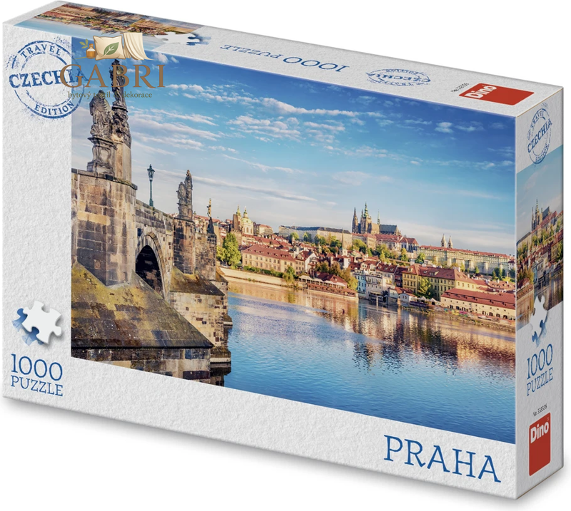 DINO Puzzle Turistická edice Česko: Letní Hradčany 1000 dílků