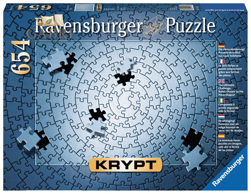 RAVENSBURGER Puzzle Krypt Silver 654 dílků