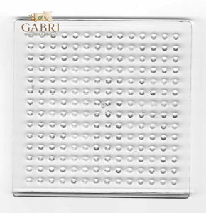 PLAYBOX Podložka pro zažehlovací korálky - Čtverec 1ks