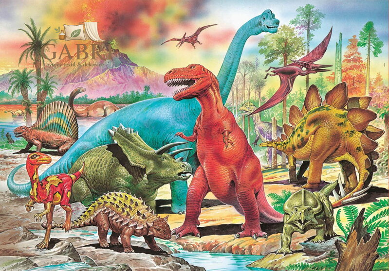 EDUCA Puzzle Dinosauři 100 dílků