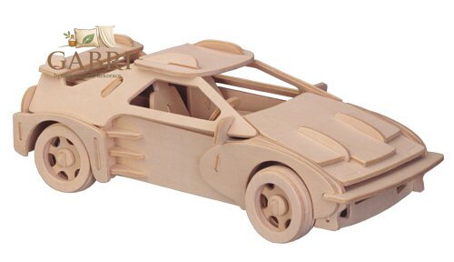 WOODEN TOY , WCK 3D puzzle Ferrari F-20