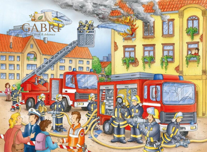RAVENSBURGER Puzzle Hasičský sbor XXL 100 dílků