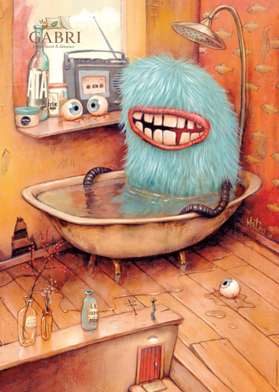 HEYE Puzzle Zozoville: Ve vaně 1000 dílků